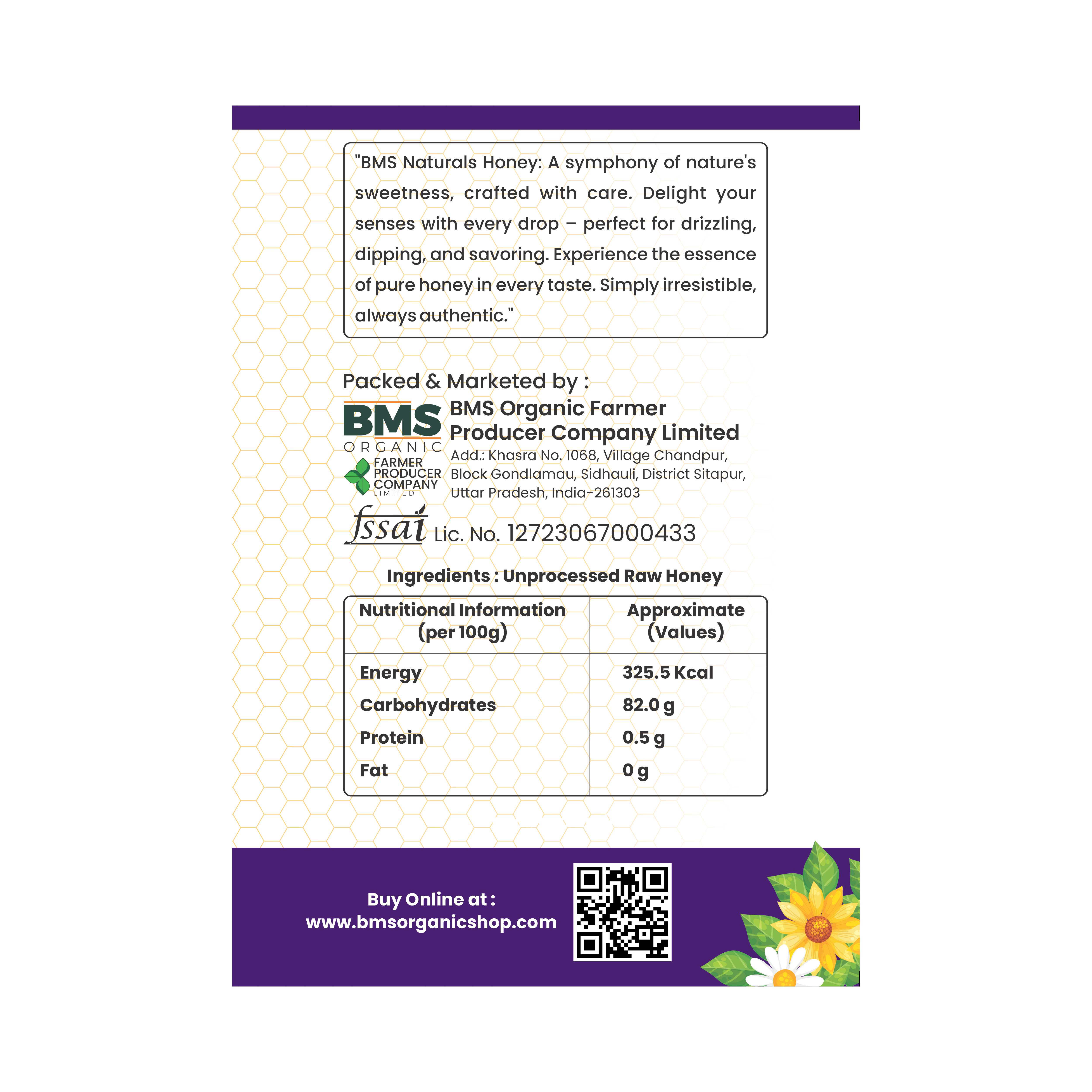 Raw Jamun Honey 325g