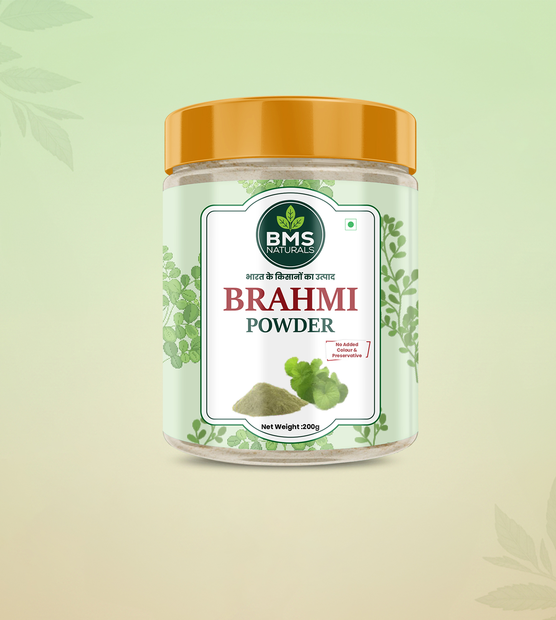 BMS Naturals Brahmi 200 g – Boost Memory, Focus & Mental Wellness